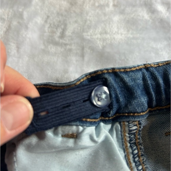 Hippie girl denim skirt with pockets and adjustable waist size 6 - Picture 8 of 10